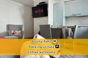 Appartement entier calme - Parking FREE - Proche Paris et château - WIFI HD